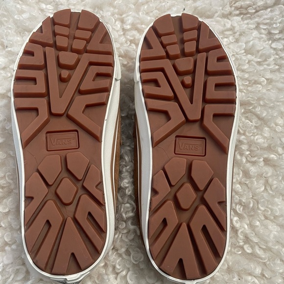 Suede Fur-Lined Slip-On Vans Shoes - Picture 5 of 6